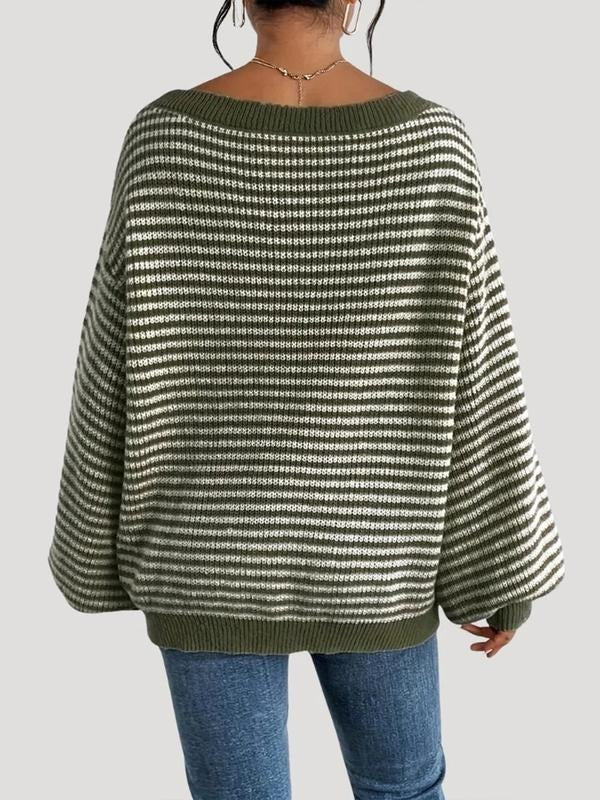 Marbella Striped Knit Sweater - Saint Drako