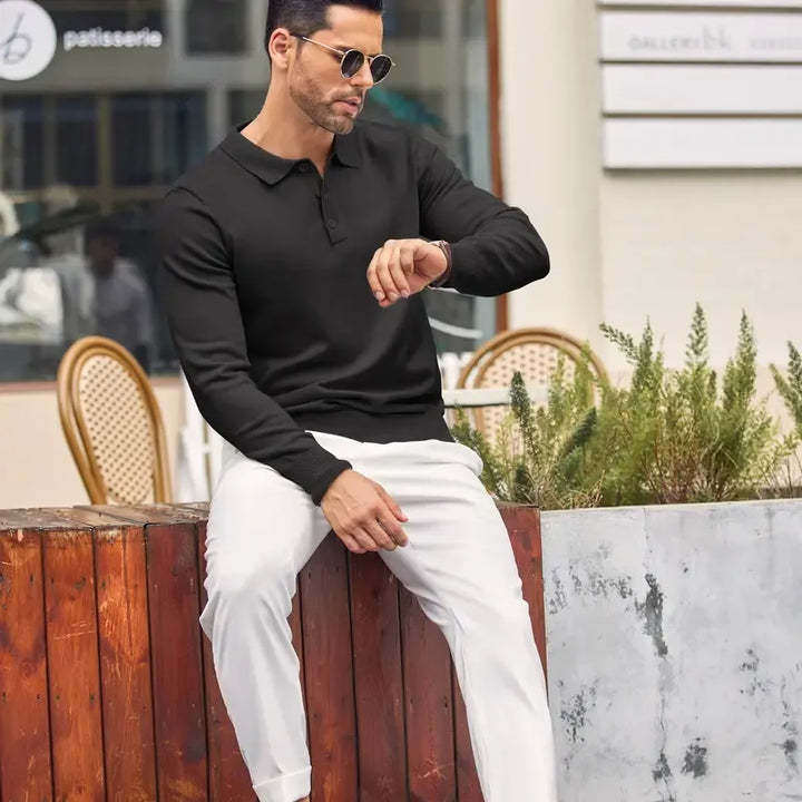 Sorelli Knit Polo Sweater - Saint Drako