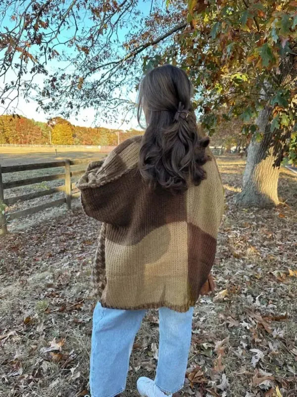 Verona Check Cardigan - Saint Drako