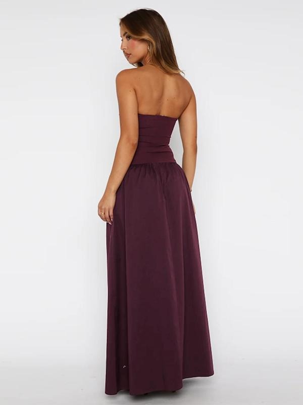 Lecce Strapless Maxi Dress - Saint Drako