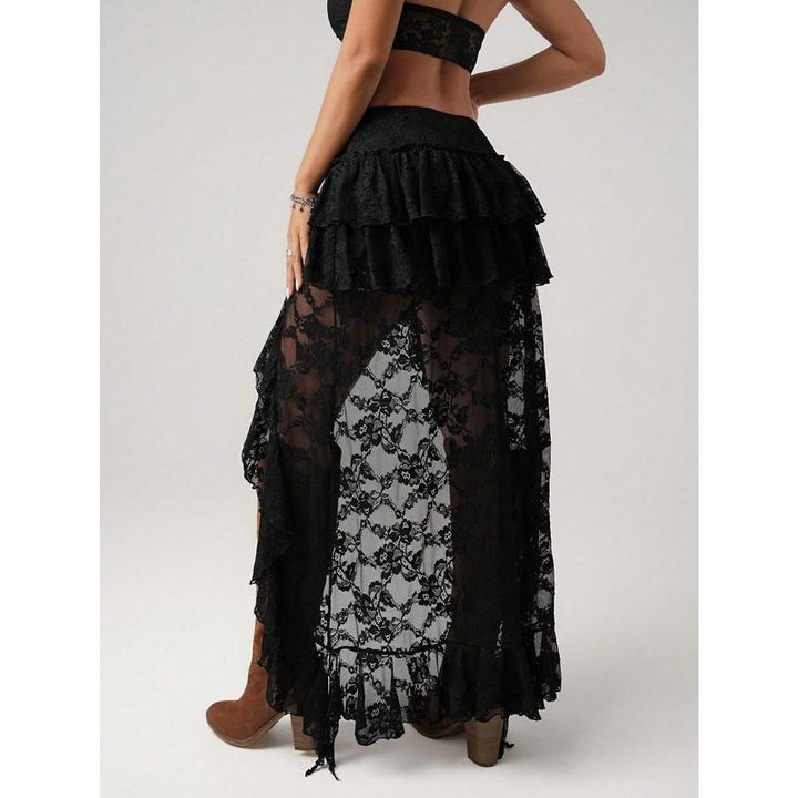 Sienne Lace High-Low Skirt