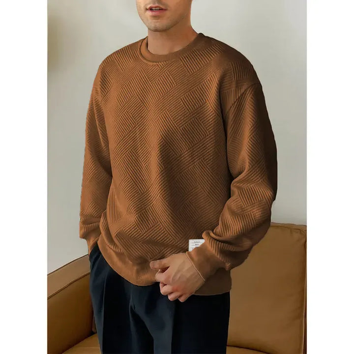 Valmero Textured Knit Pullover - Saint Drako