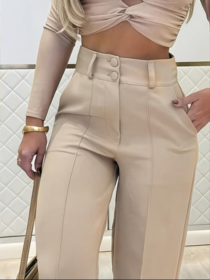 Taormina Tailored Wide-Leg Trousers