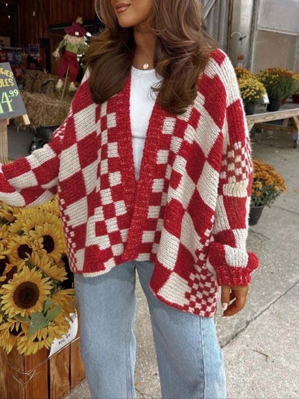 Verona Check Cardigan - Saint Drako