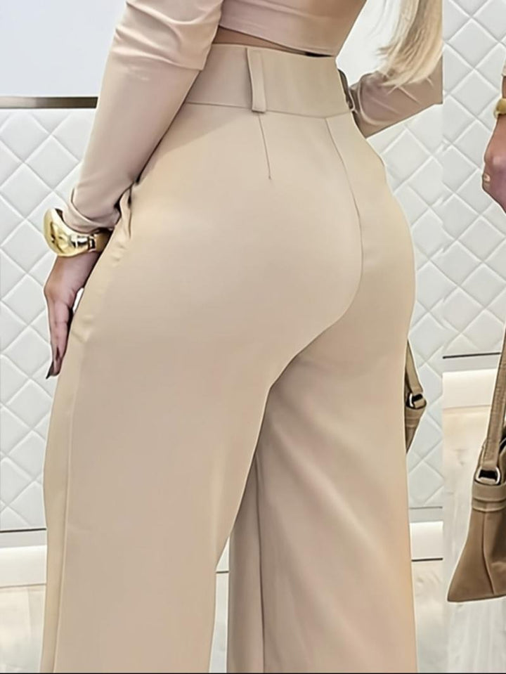 Taormina Tailored Wide-Leg Trousers