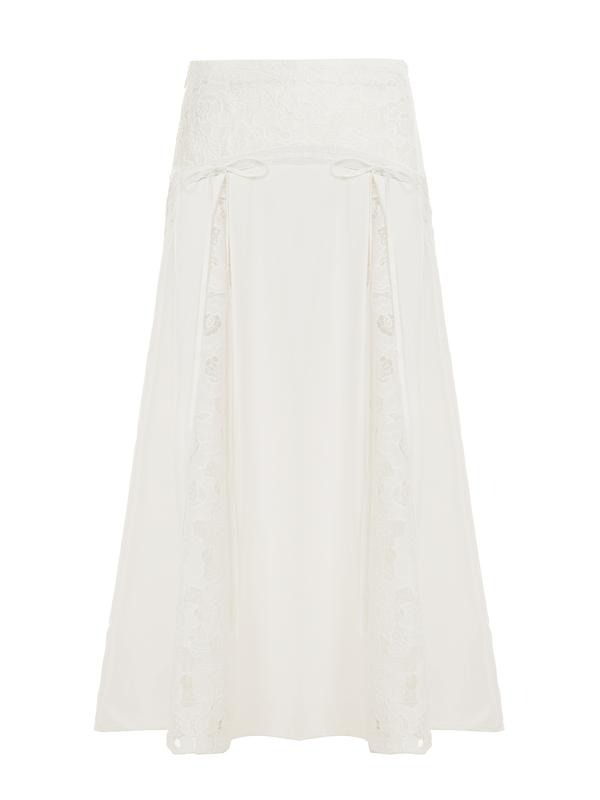 Sicilia Lace Panel Maxi Skirt