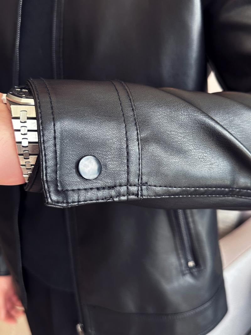 Amalfi Leather Moto Jacket