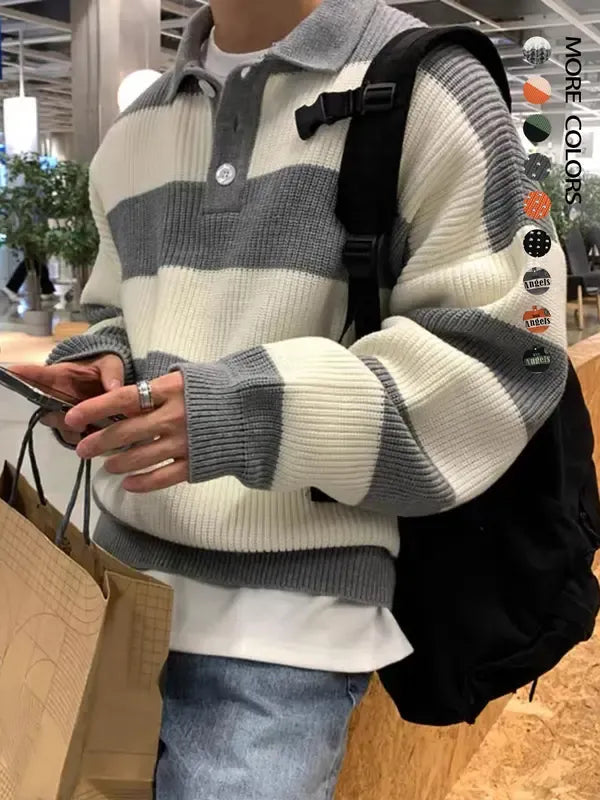 Striped Rugby Polo