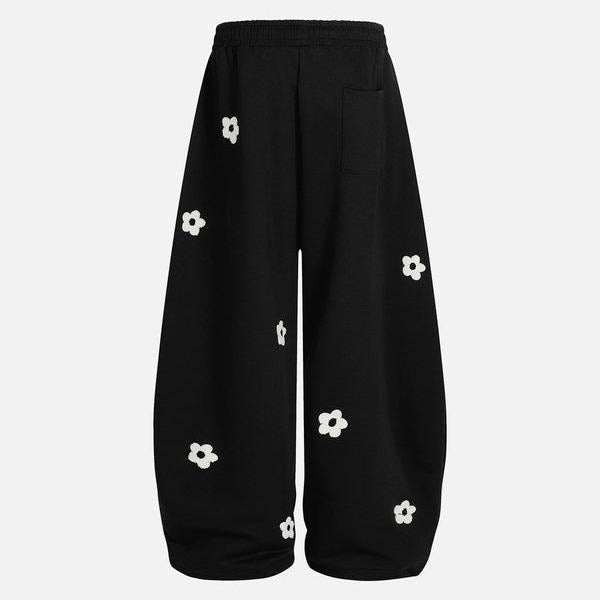 Caldera Floral Wide-Leg Sweatpants