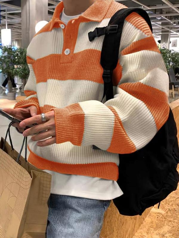 Striped Rugby Polo