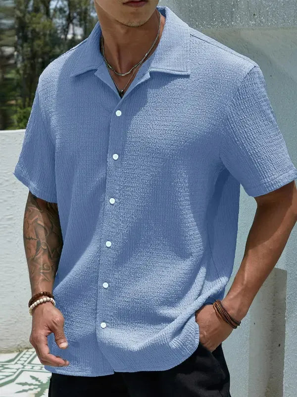 Salerno Textured Short Sleeve Shirt