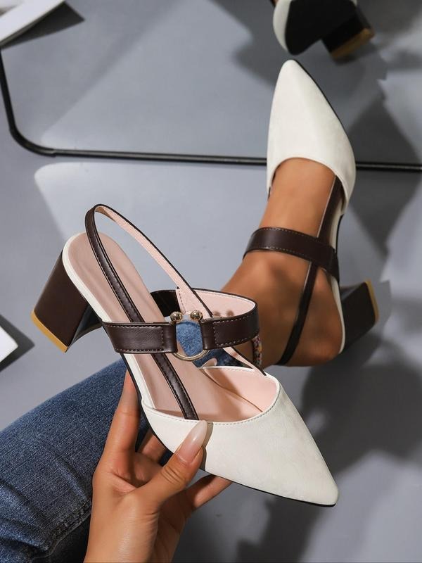 Calviera Block Heel Pumps - Saint Drako