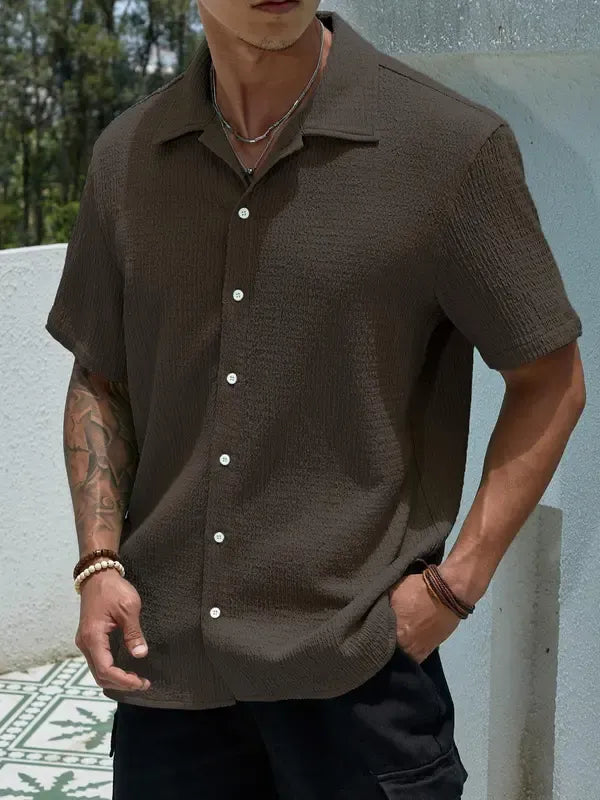 Salerno Textured Short Sleeve Shirt
