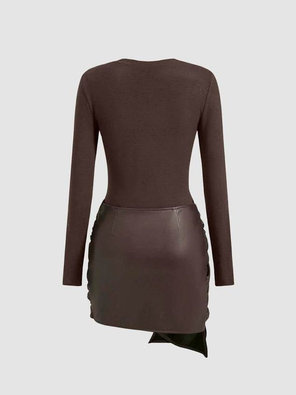 Vallaro Knit Tie Dress