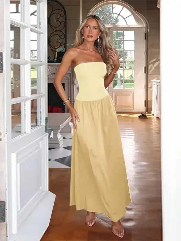 Lecce Strapless Maxi Dress - Saint Drako