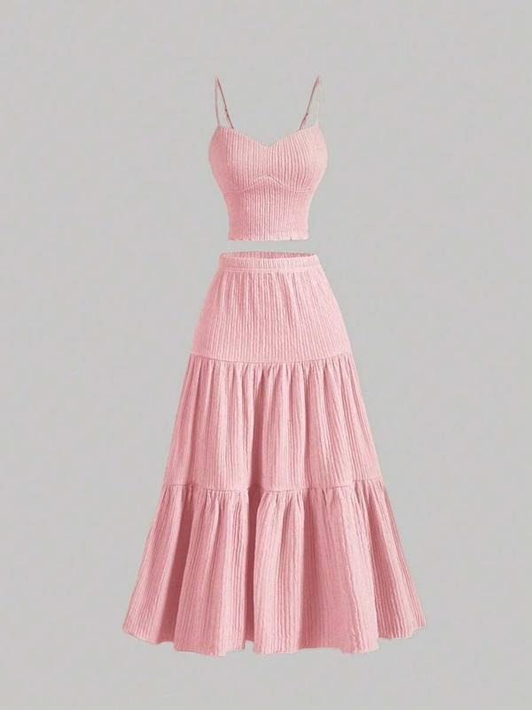Sicilia Ribbed Knit Skirt Set