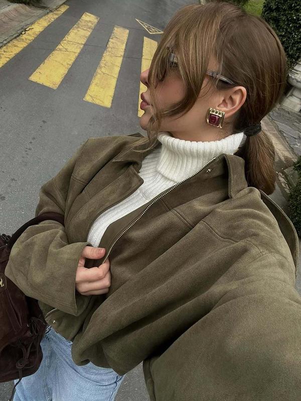 Cortona Cropped Leather Jacket