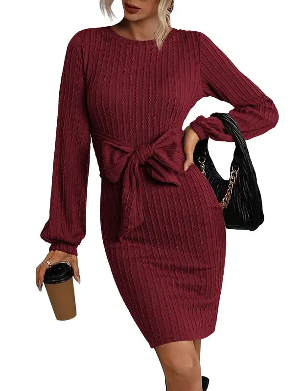 Otranto Ribbed Midi Dress