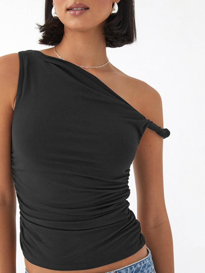 Lerida One-Shoulder Top