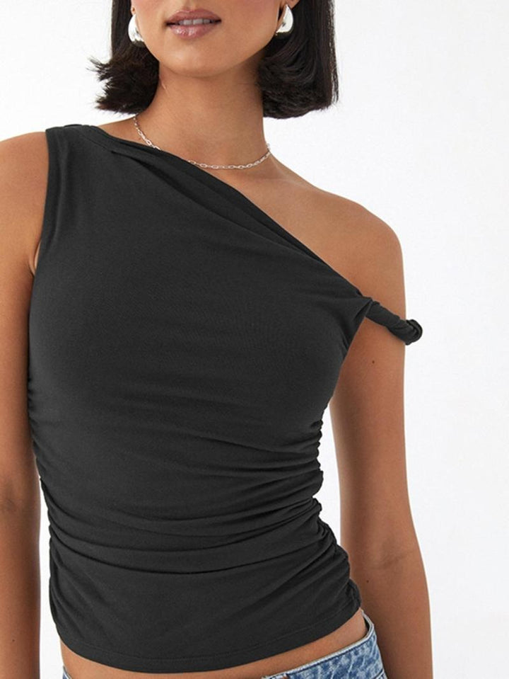 Lerida One-Shoulder Top