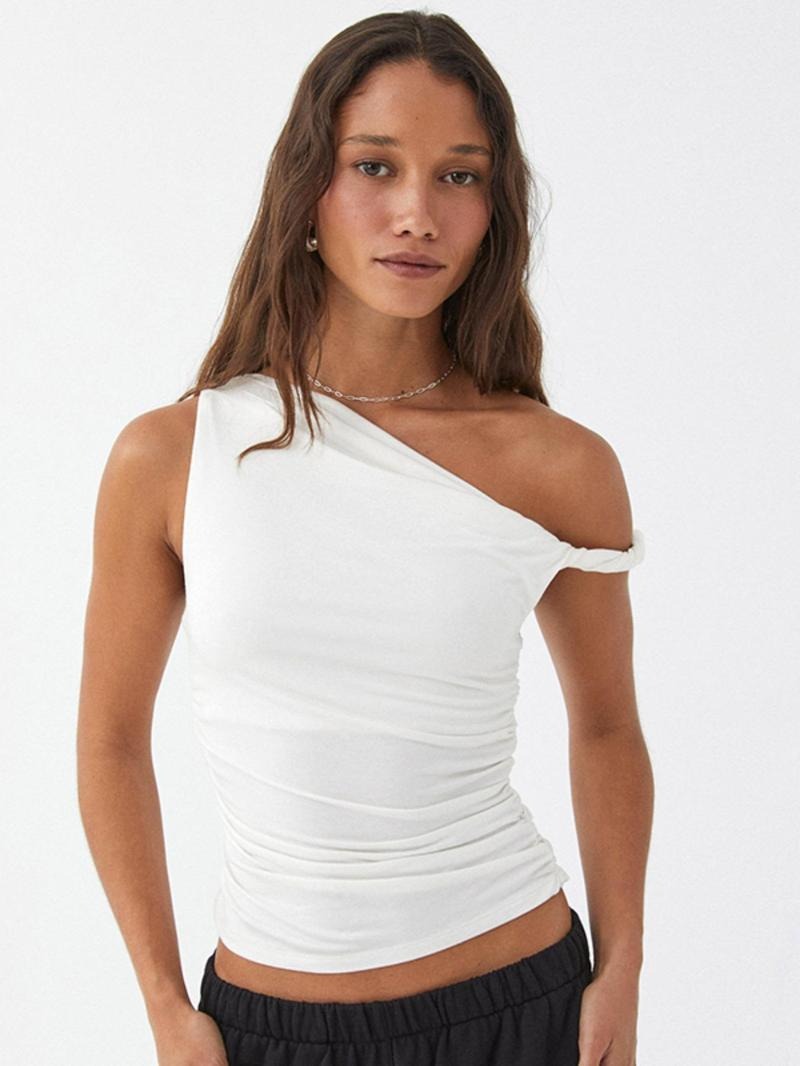 Lerida One-Shoulder Top