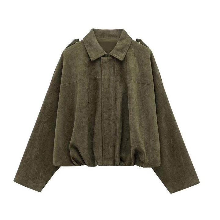 Cortona Cropped Leather Jacket