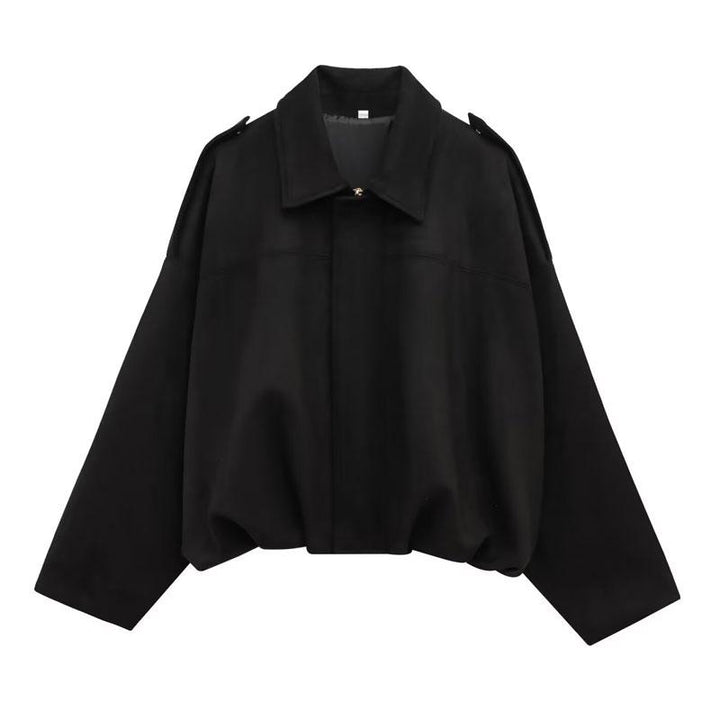 Cortona Cropped Leather Jacket