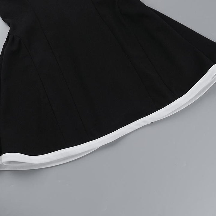 Lunara Contrast Mini Dress