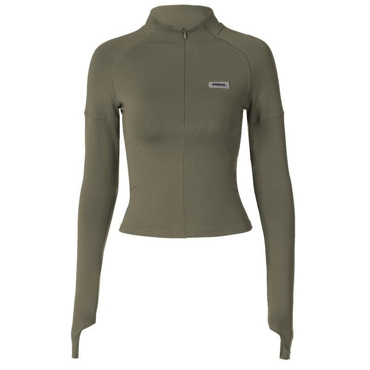 Solvèra Zip Crop Top