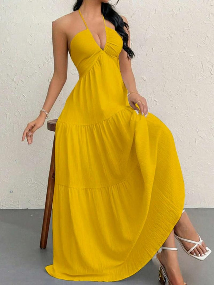 Lunara Halter Maxi Dress