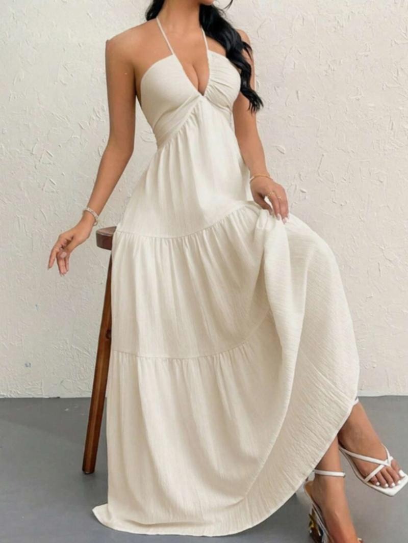 Lunara Halter Maxi Dress