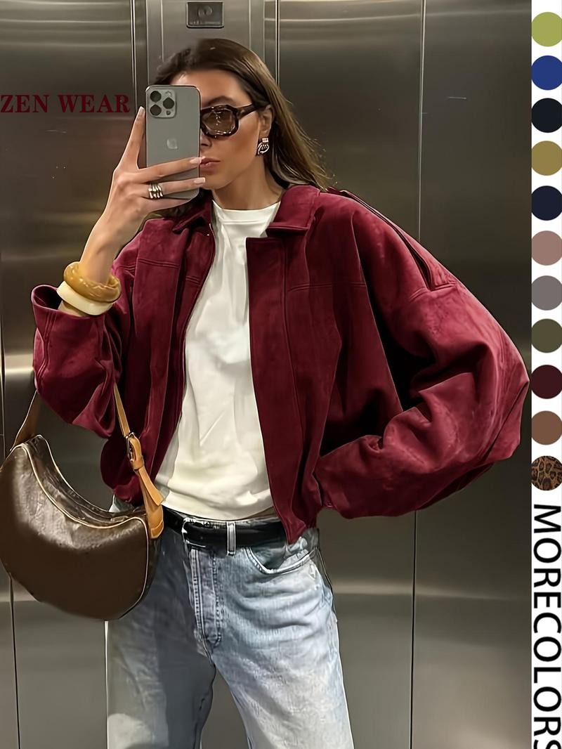 Lunara Suede Jacket - Saint Drako