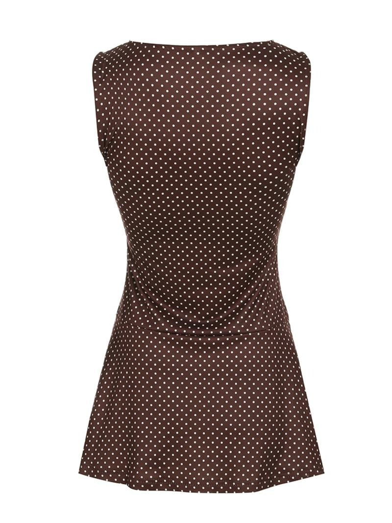 Loria Polka Dot Dress - Saint Drako