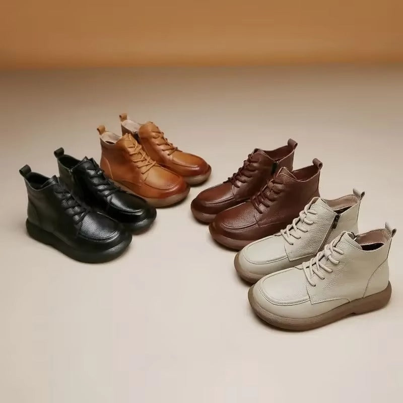 Novera Orthopedic Leather Boots - Saint Drako