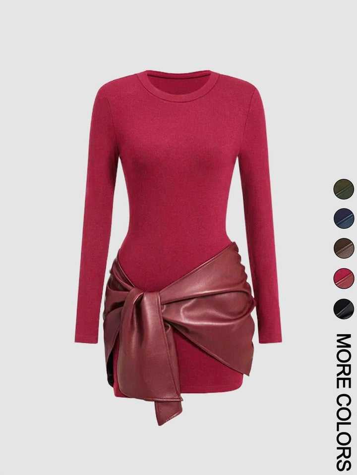 Vallaro Knit Tie Dress
