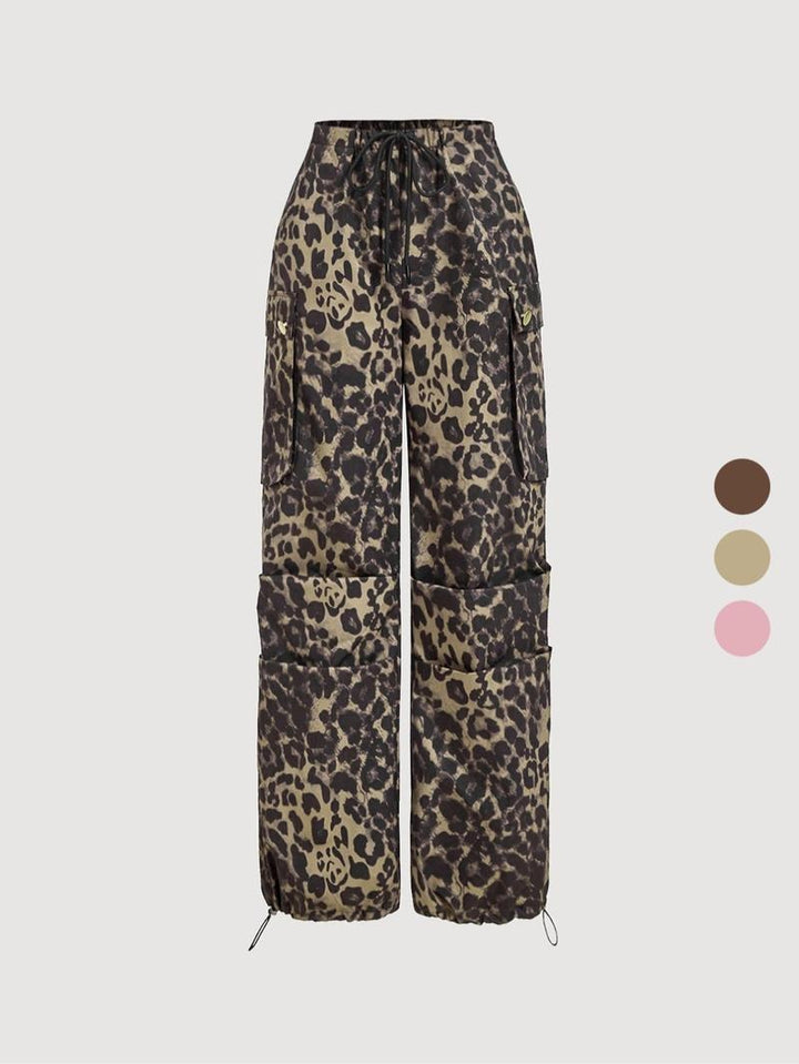 Catania Leopard Cargo Trousers