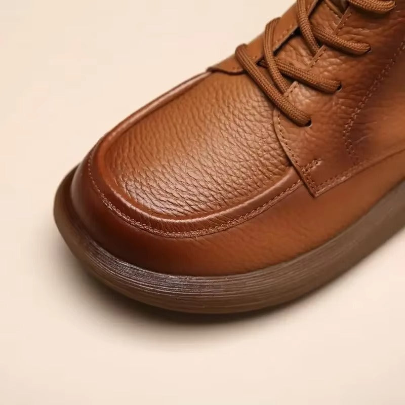 Novera Orthopedic Leather Boots - Saint Drako