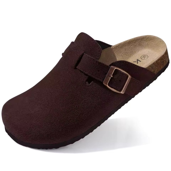 Ravello Suede Clogs - Saint Drako