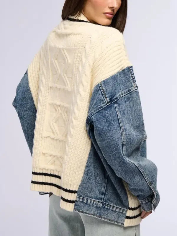 Amalfi Denim Knit Cardigan