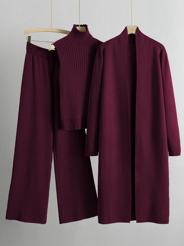 Velastra Ribbed Knit Set