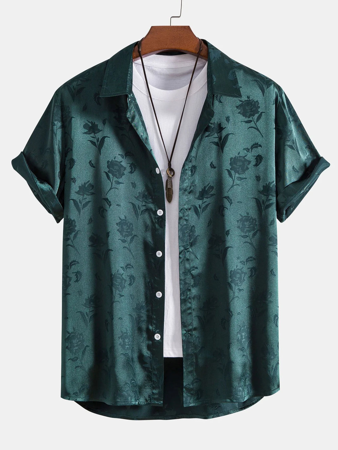 Midnight Rose Bloom Shirt - Saint Drako