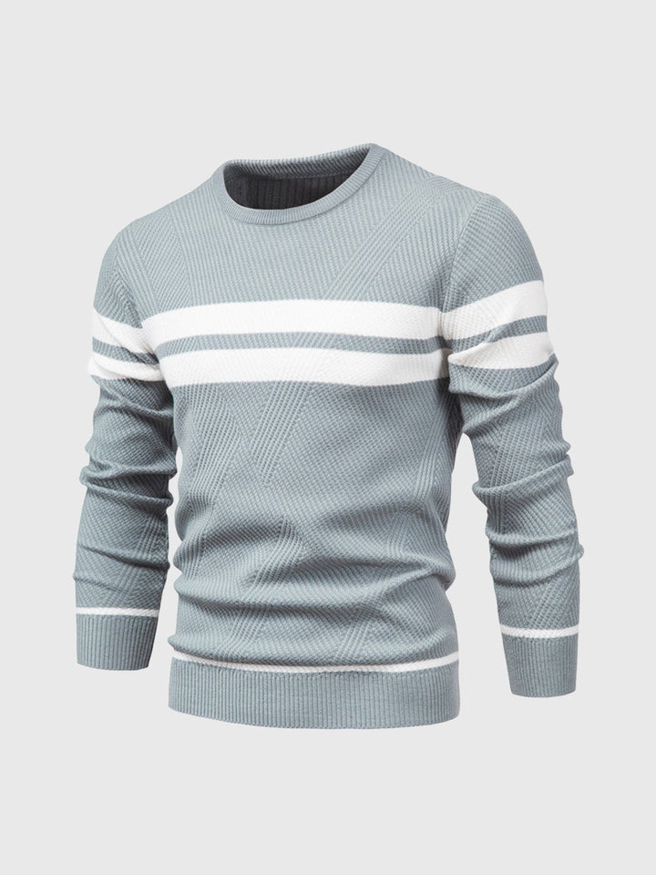 Como Stripe Crewneck Sweater