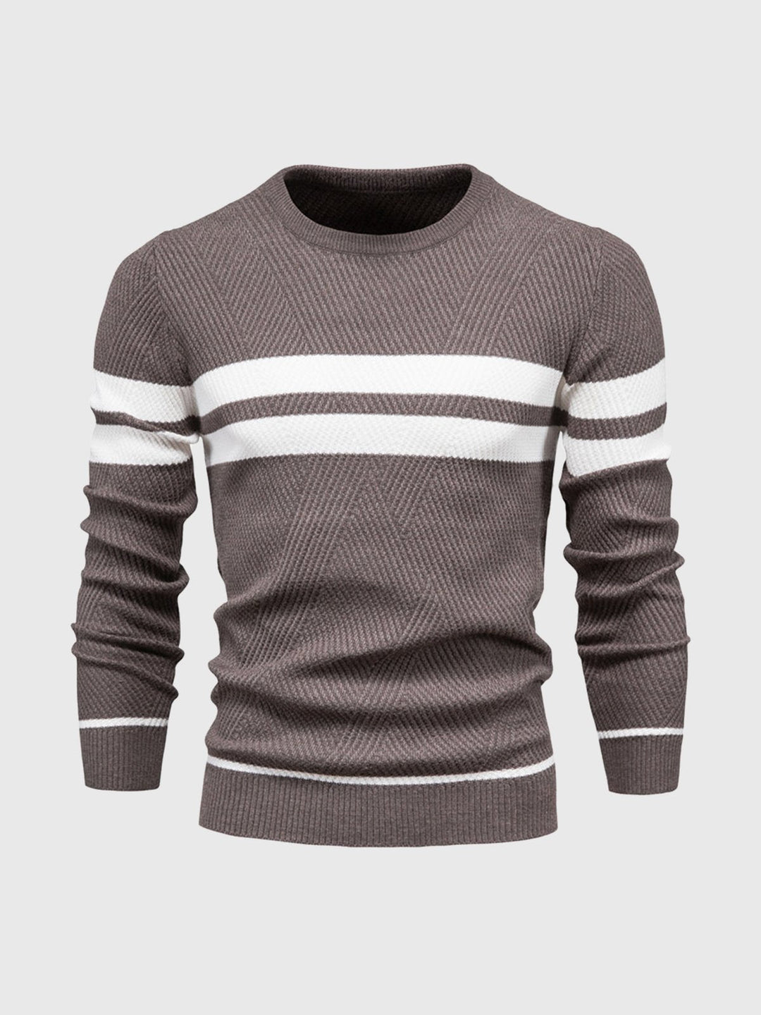 Como Stripe Crewneck Sweater