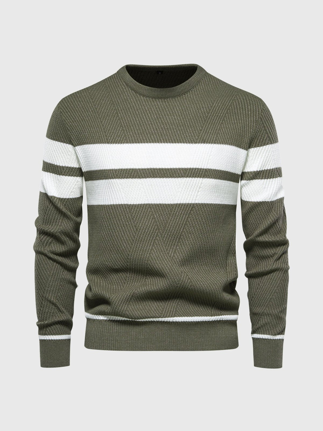 Como Stripe Crewneck Sweater