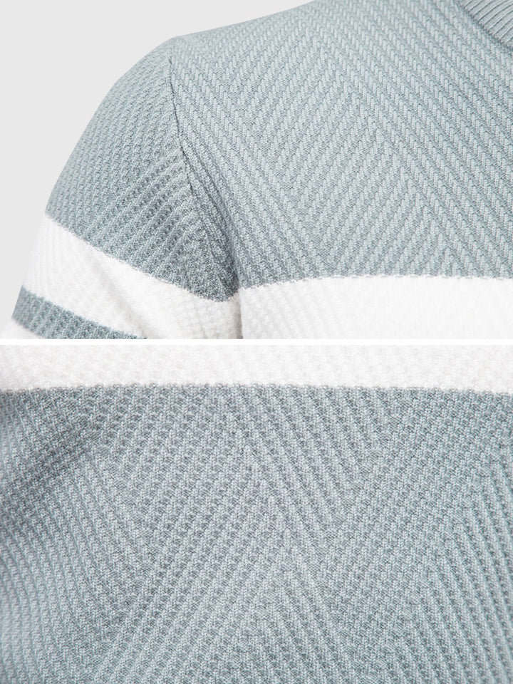 Como Stripe Crewneck Sweater