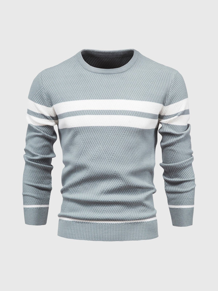 Como Stripe Crewneck Sweater