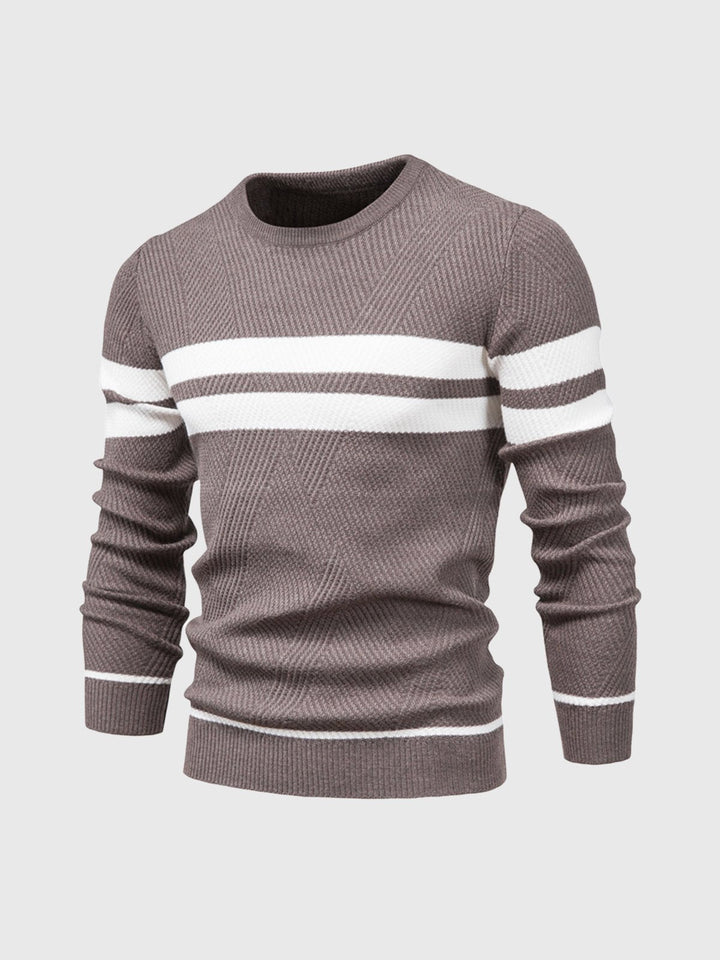 Como Stripe Crewneck Sweater