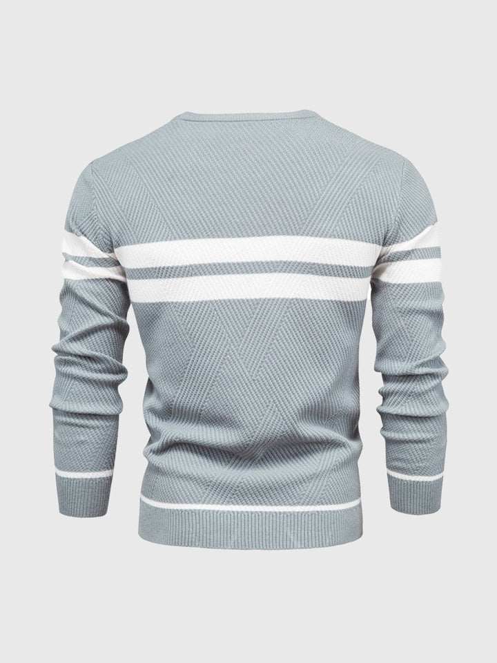 Como Stripe Crewneck Sweater