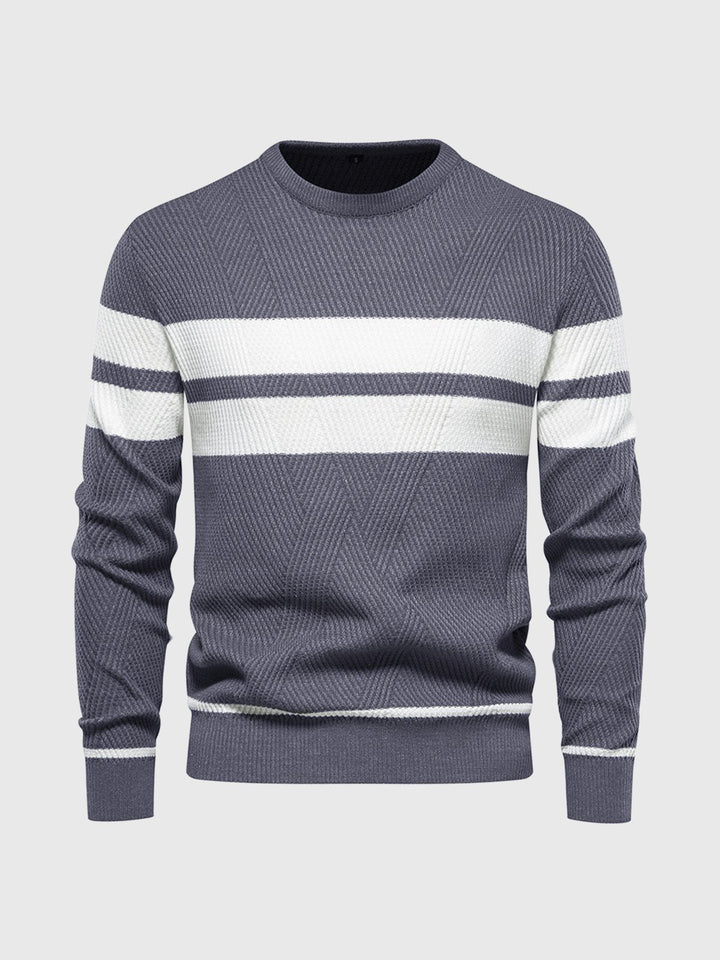 Como Stripe Crewneck Sweater