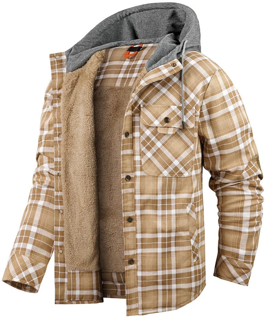 Highlander Hooded Flannel Jacket (9 Designs) - Saint Drako